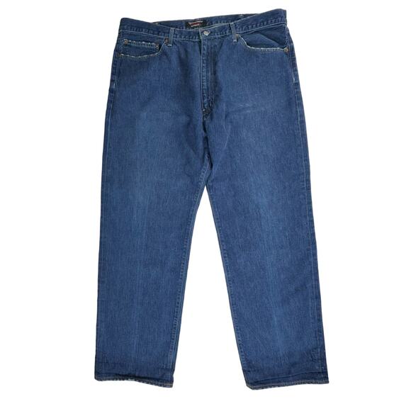 Ralph Lauren Polo Jeans Mens Size 42x32 (41x31.5) Hayden Dark Wash Grinding READ - Picture 7 of 15